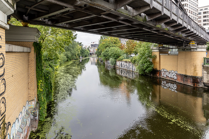 Landwehrkanal, Viadukt der Linie U2 Berlin