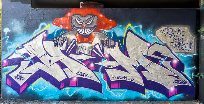 Bodelschwinghbrücke: Street Art Rheine