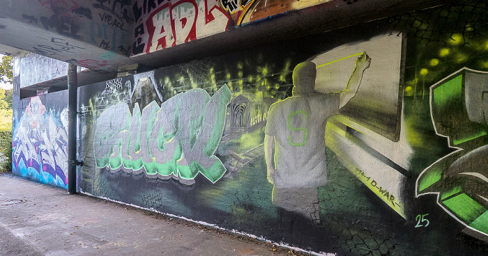 Bodelschwinghbrücke: Street Art Rheine