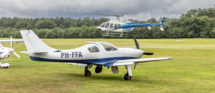 Flugplatz Rheine-Eschendorf: Lancair Legacy 2000, Hubschrauber Bell 407 Rheine