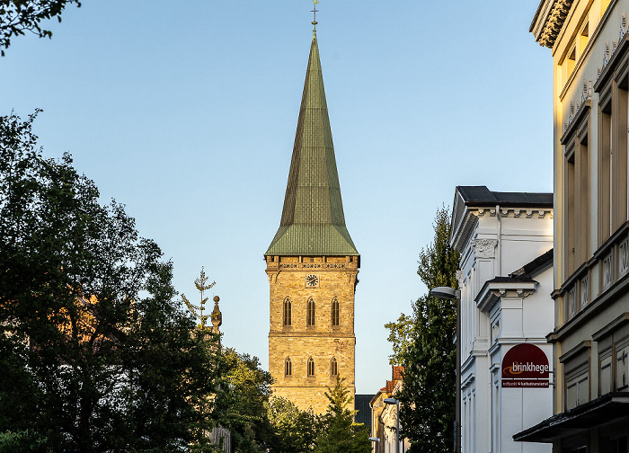 Katharinenviertel mit Katharinenstraße, St. Katharinen Osnabrück 2025