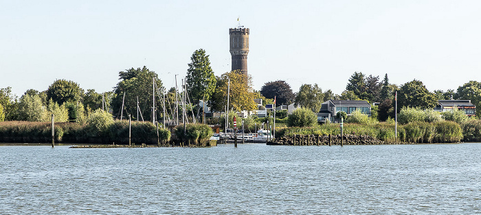 Lek, Krimpen aan de Lek mit Wasserturm Krimpenerwaard