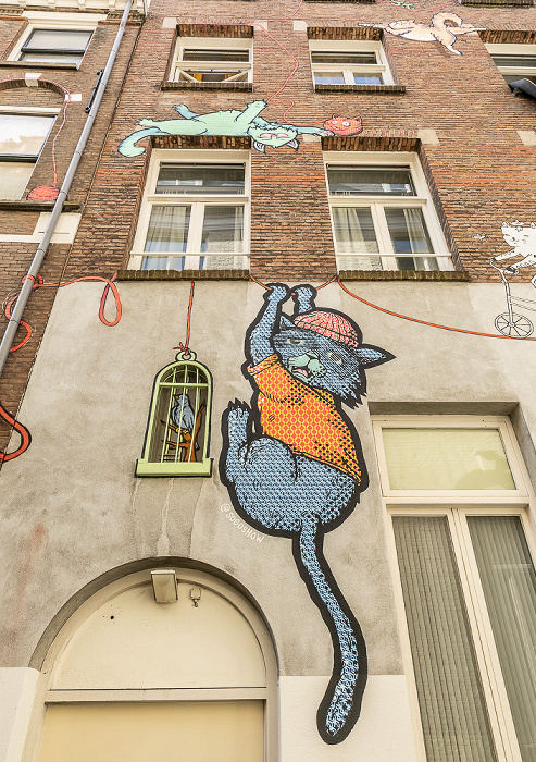 Achterom: Street Art Kattensteeg Den Haag
