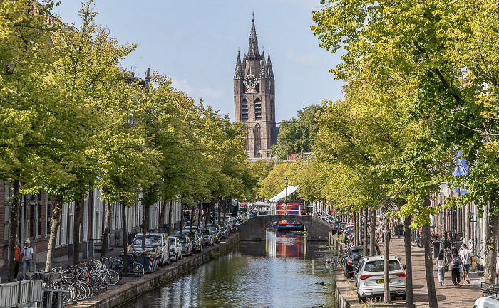 Oude Delft mit der Mauriciusbrug Delft