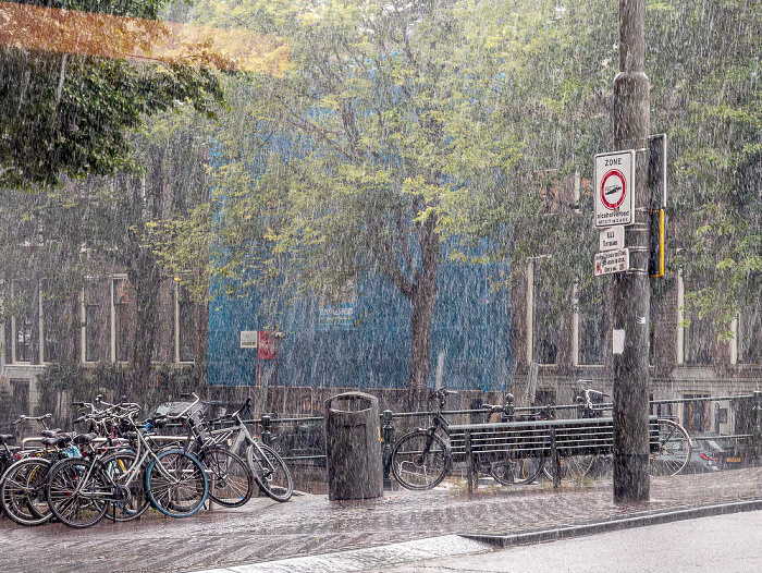 Blick aus dem Café Nate Amsterdam