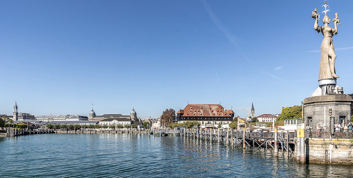 Hafen Konstanz mit der Statue Imperia Konstanz