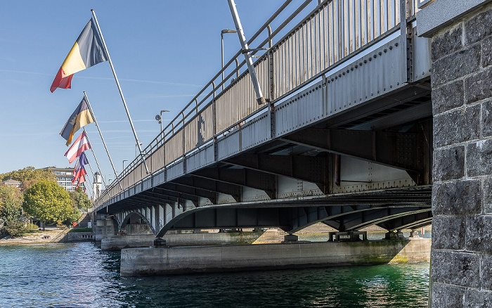 Alte Rheinbrücke, Seerhein, Rheinkilometer 0 Konstanz