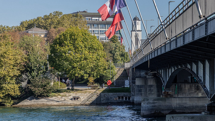 Alte Rheinbrücke, Seerhein, Rheinkilometer 0 Konstanz