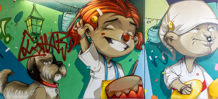 Alte Rheinbrücke: Street Art Konstanz