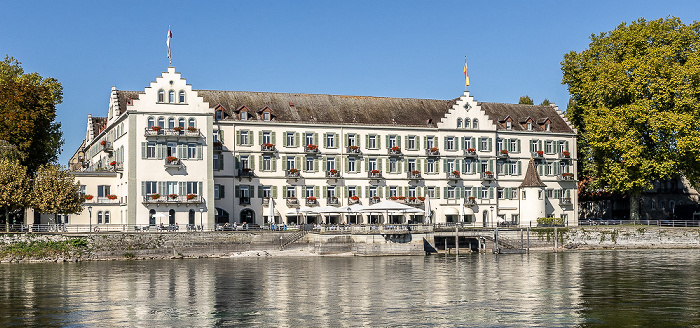 Bodensee, Dominikanerinsel mit Steigenberger Inselhotel Konstanz Konstanz