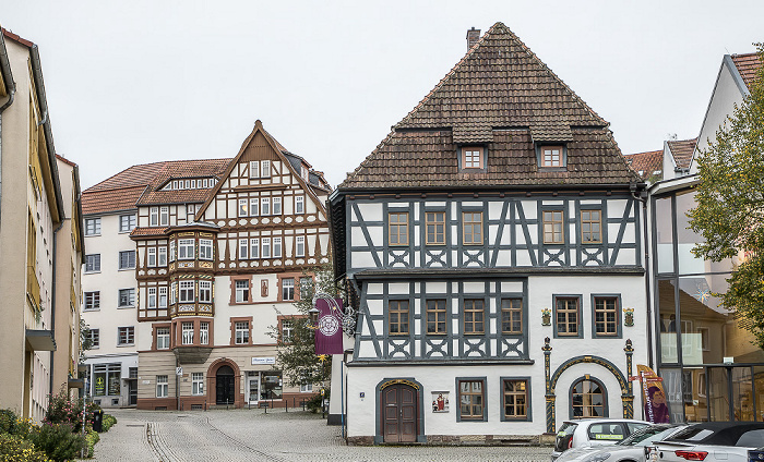 Lutherplatz: Lutherhaus (rechts) Eisenach