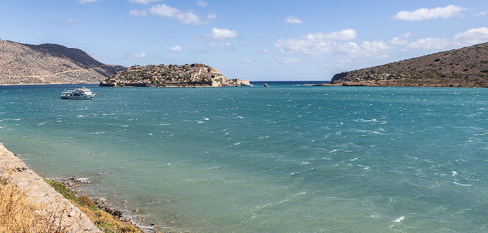 Golf von Elounda mit Spinalonga Gemeinde Elounta