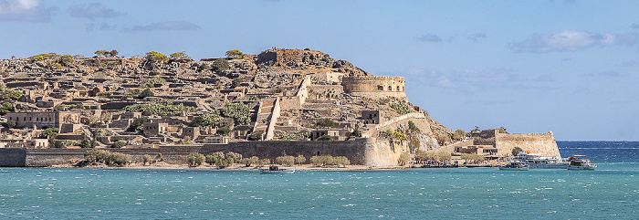 Golf von Elounda mit Spinalonga Gemeinde Elounta