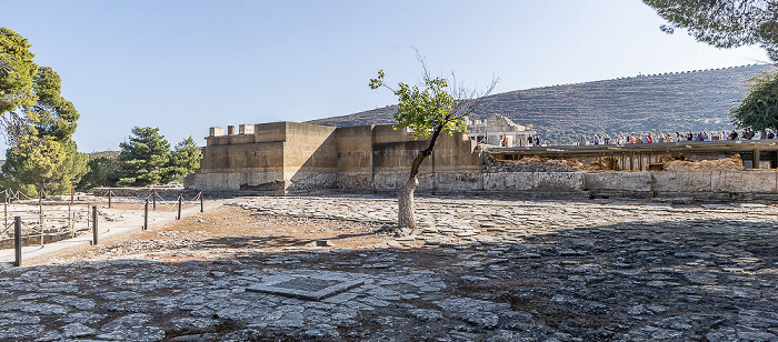 Palast von Knossos: Westhof, West Magazines Heraklion