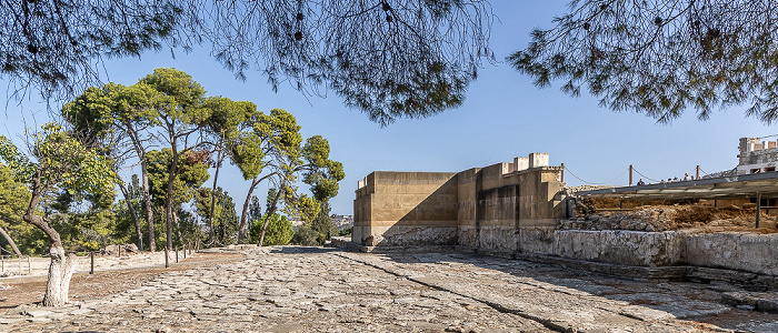 Palast von Knossos: Westhof, West Magazines Heraklion