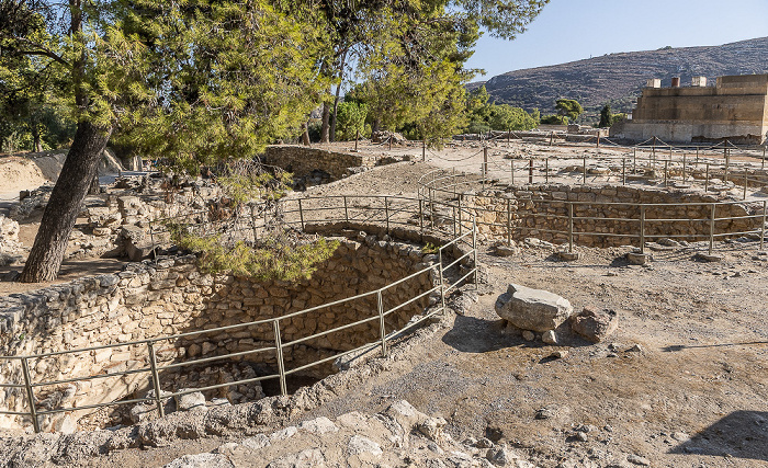 Palast von Knossos: Westhof Heraklion