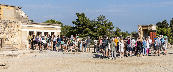 Palast von Knossos: Central court (Zentralhof) Heraklion