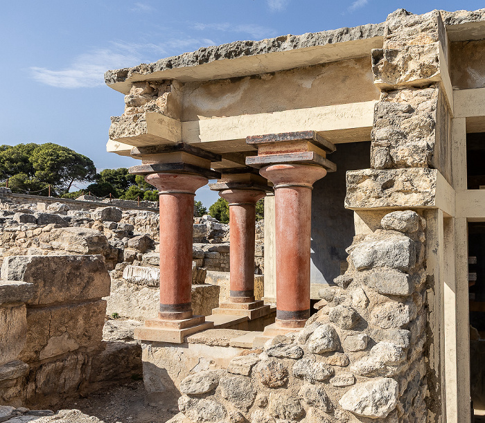 Palast von Knossos: North Lustral Basin Heraklion