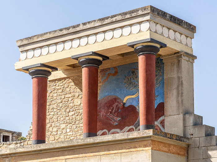 Palast von Knossos: Nordeingang (Βόρεια Είσοδος) Heraklion