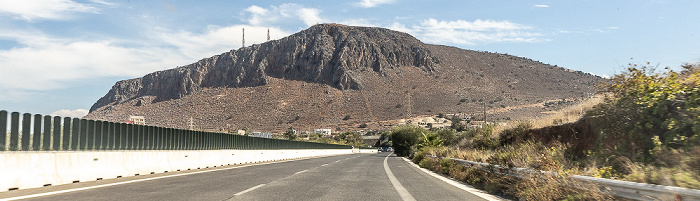 European Route E75 (Greece) (Europastraße E75 (Griechenland)) / A90 Motorway (Αυτοκινητόδρομος Α90), Mount Edheri Provinz Chersonissos