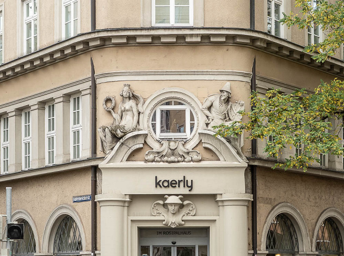 Reichenbachplatz: Buttermelcherstraße (links) / Reichenbachstraße München