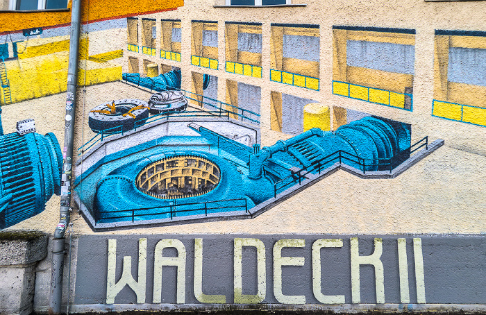 Stauwehr Oberföhring: Street Art München