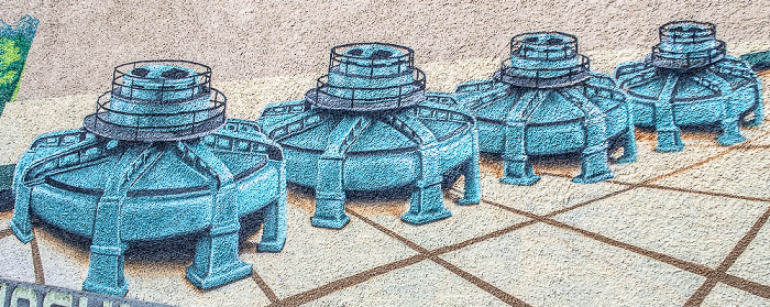 Stauwehr Oberföhring: Street Art München