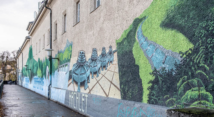 Stauwehr Oberföhring: Street Art München