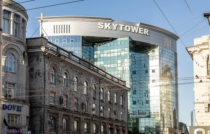 Strada Vlaicu Pârcălab, SkyTower Business Center Chișinău