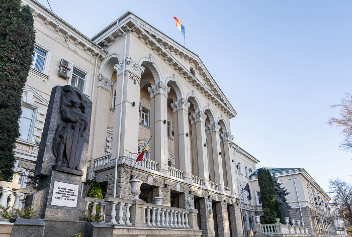Bulevardul Ștefan cel Mare și Sfânt: Ministerul Afacerilor Interne (Innenministerium) Chișinău