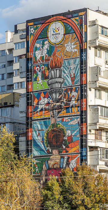 Strada Ismail / Bulevardul Ștefan cel Mare și Sfânt: Street Art Chișinău