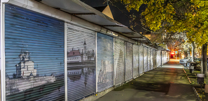 Strada Columna: Piața „Curcubeu” Chișinău