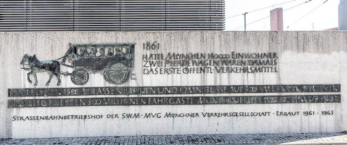 Einsteinstraße / Leuchtenbergring: Straßenbahnbetriebshof Einsteinstraße München
