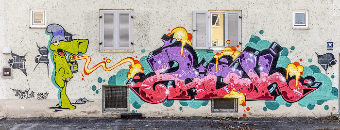 Hechtseestraße / Haldenseestraße: Street Art München