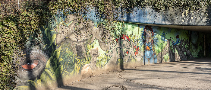 Unterführung Prinzregentenstraße am Friedensengel: Street Art München