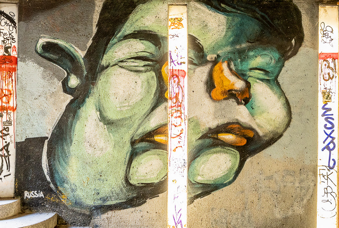 Unterführung Prinzregentenstraße am Friedensengel: Street Art München