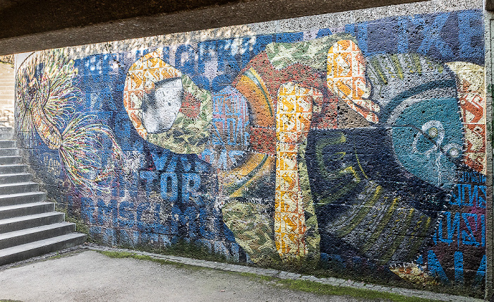 Unterführung Prinzregentenstraße am Friedensengel: Street Art München