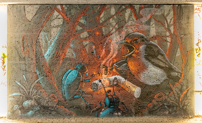 Unterführung Prinzregentenstraße am Friedensengel: Street Art München