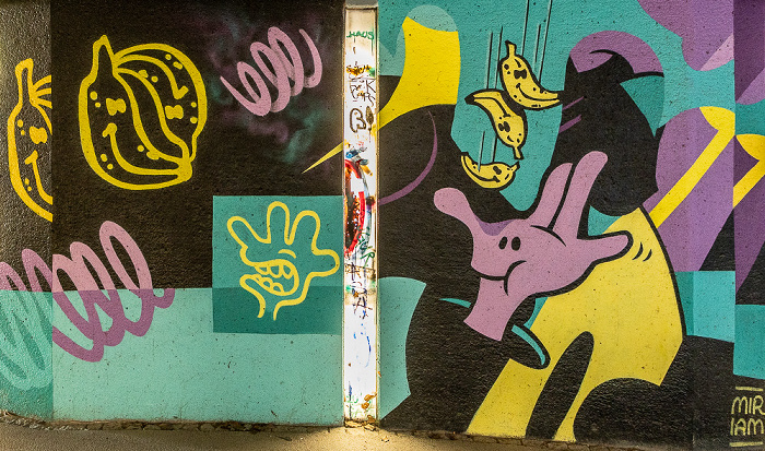 Unterführung Prinzregentenstraße am Friedensengel: Street Art München