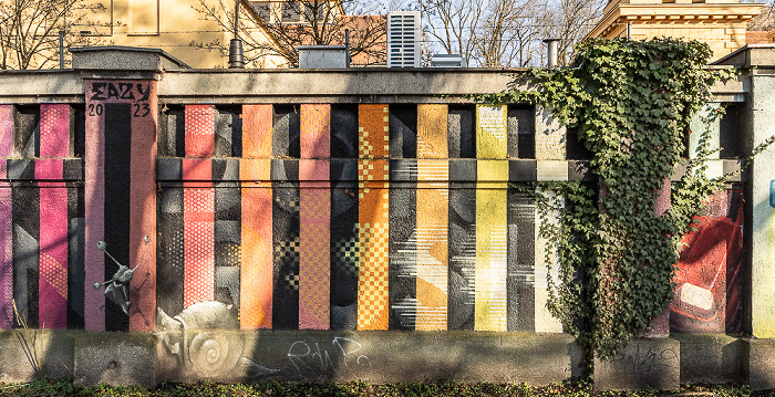 Zellstraße: Biergarten an der Muffathalle - Street Art München