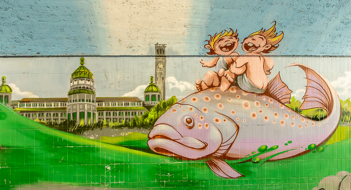 Unterführung Ludwigsbrücke (Karl-Müller-Weg): Street Art München