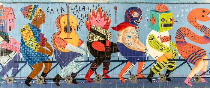 Unterführung Ludwigsbrücke (Karl-Müller-Weg): Street Art München