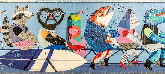 Unterführung Ludwigsbrücke (Karl-Müller-Weg): Street Art München