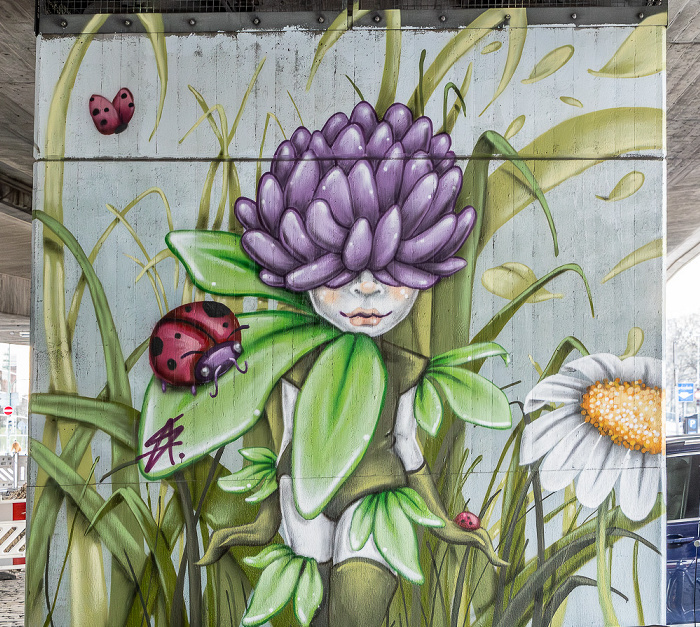 Donnersbergerbrücke: Street Art München