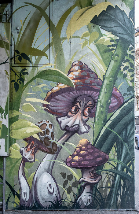 Donnersbergerbrücke: Street Art München