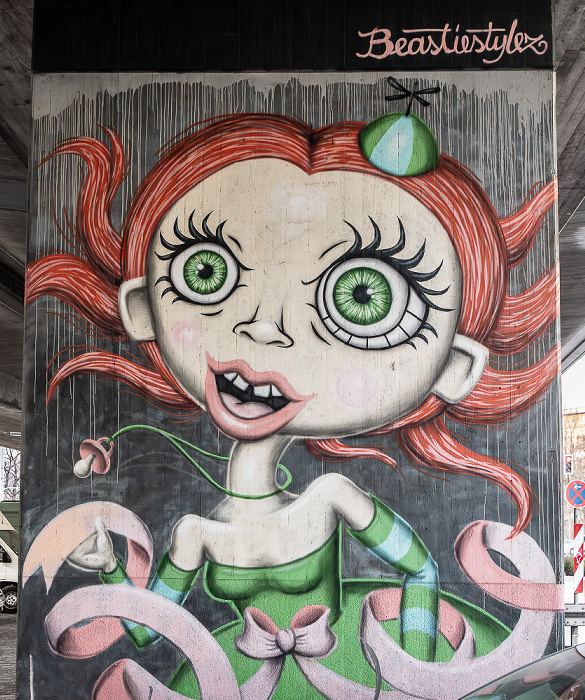 Donnersbergerbrücke: Street Art München