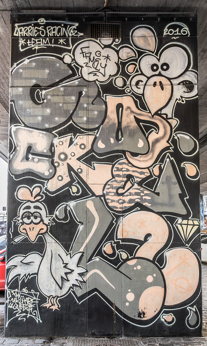 Donnersbergerbrücke: Street Art München