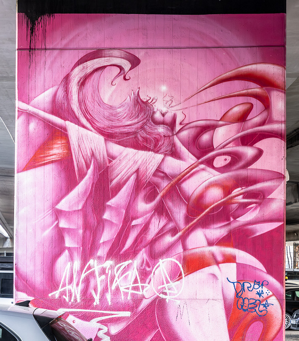 Donnersbergerbrücke: Street Art München