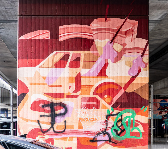 Donnersbergerbrücke: Street Art München