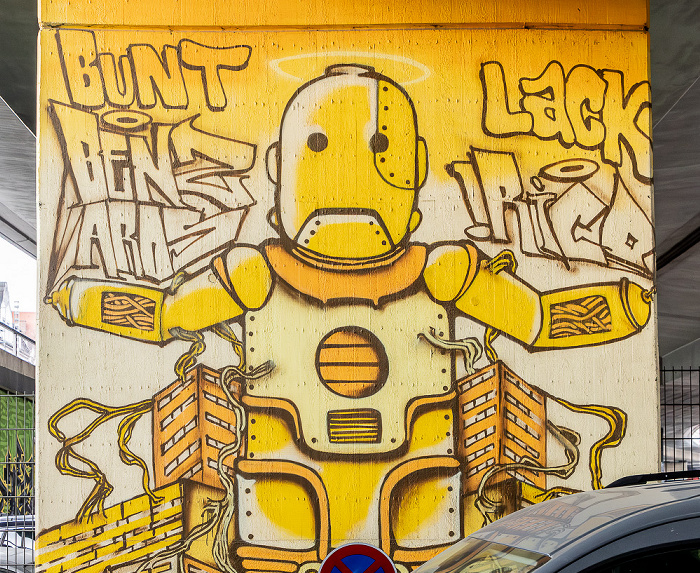 Donnersbergerbrücke: Street Art München